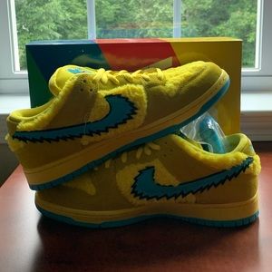 Nike Sb Dunk Greatful Dead Bear Opti Yello
